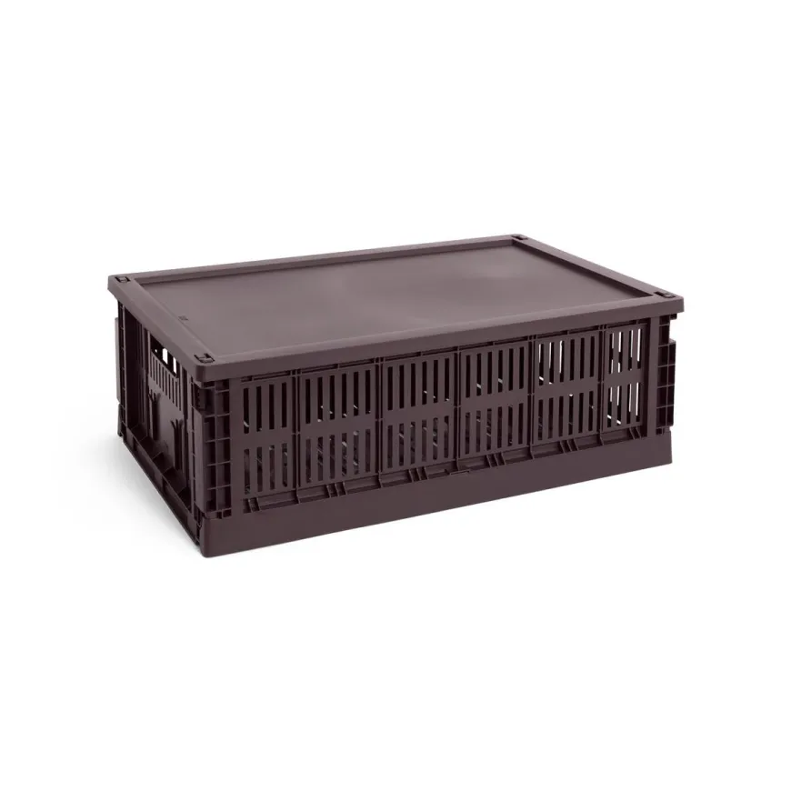 Colour crate låg, small fra Hay