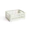 Colour crate M, off white fra Hay