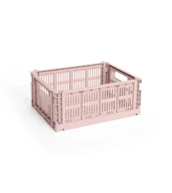 Colour crate M, off white fra Hay
