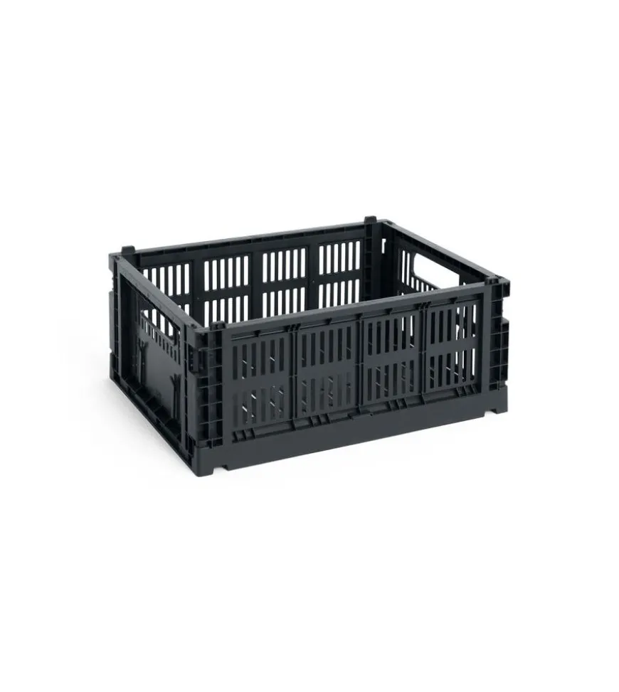 Colour Crate Medium, Dark green fra Hay