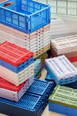 Colour Crate Medium, Dark green fra Hay