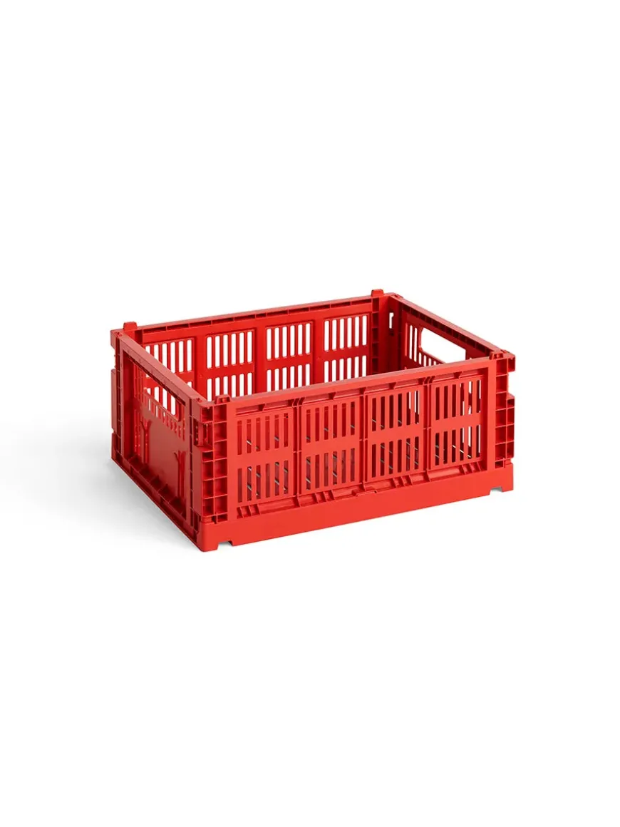 Colour Crate Medium, Dark green fra Hay
