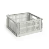 Colour Crate Medium Square, Grey fra Hay