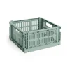 Colour Crate Medium Square, Sage green fra Hay