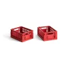 Colour Crate Mini 2 Stk., red fra Hay