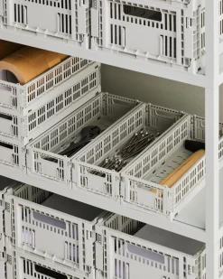 Colour Crate Mini Oblong, Charcoal fra Hay