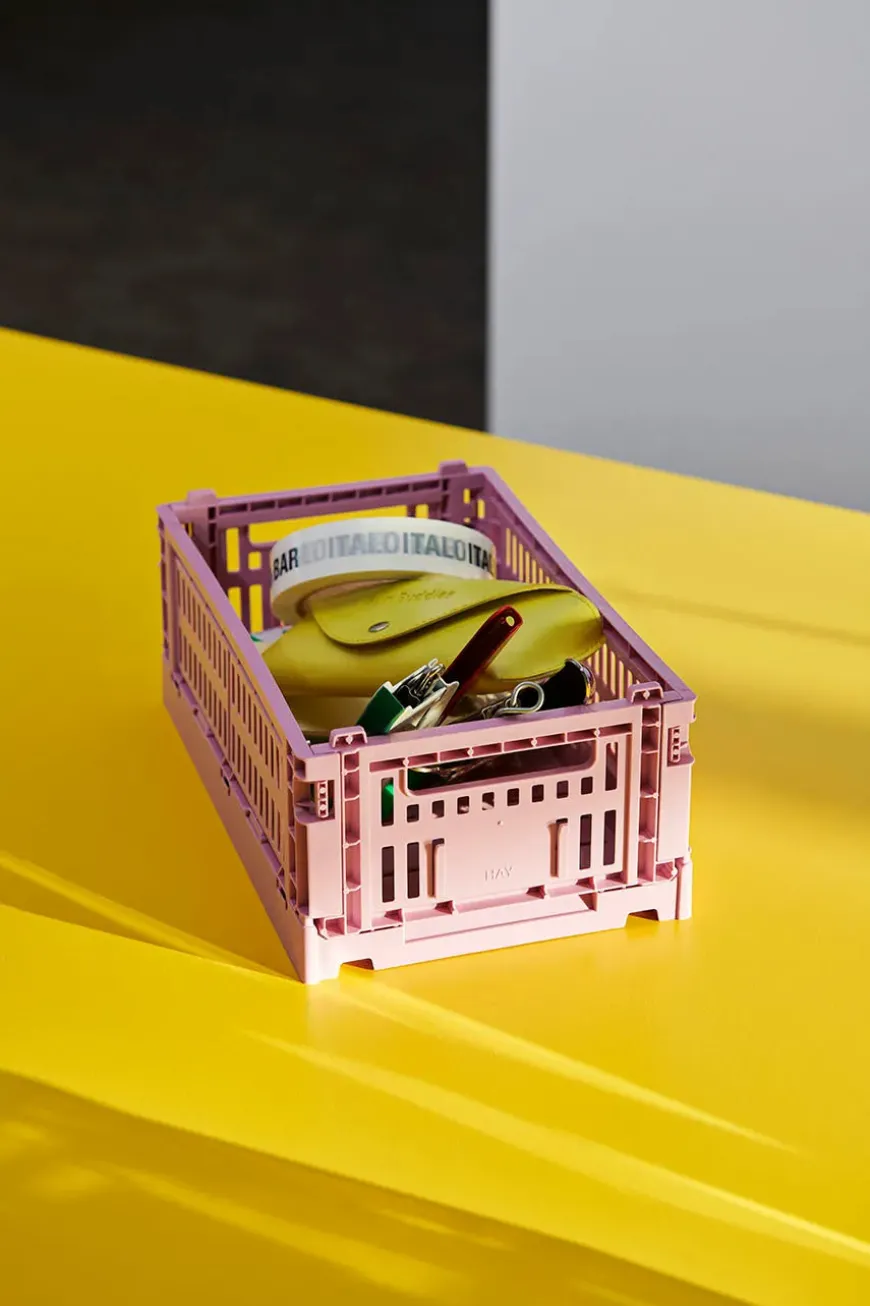 Colour crate S, dark mint fra Hay