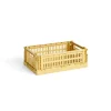 Colour crate S, golden yellow fra Hay