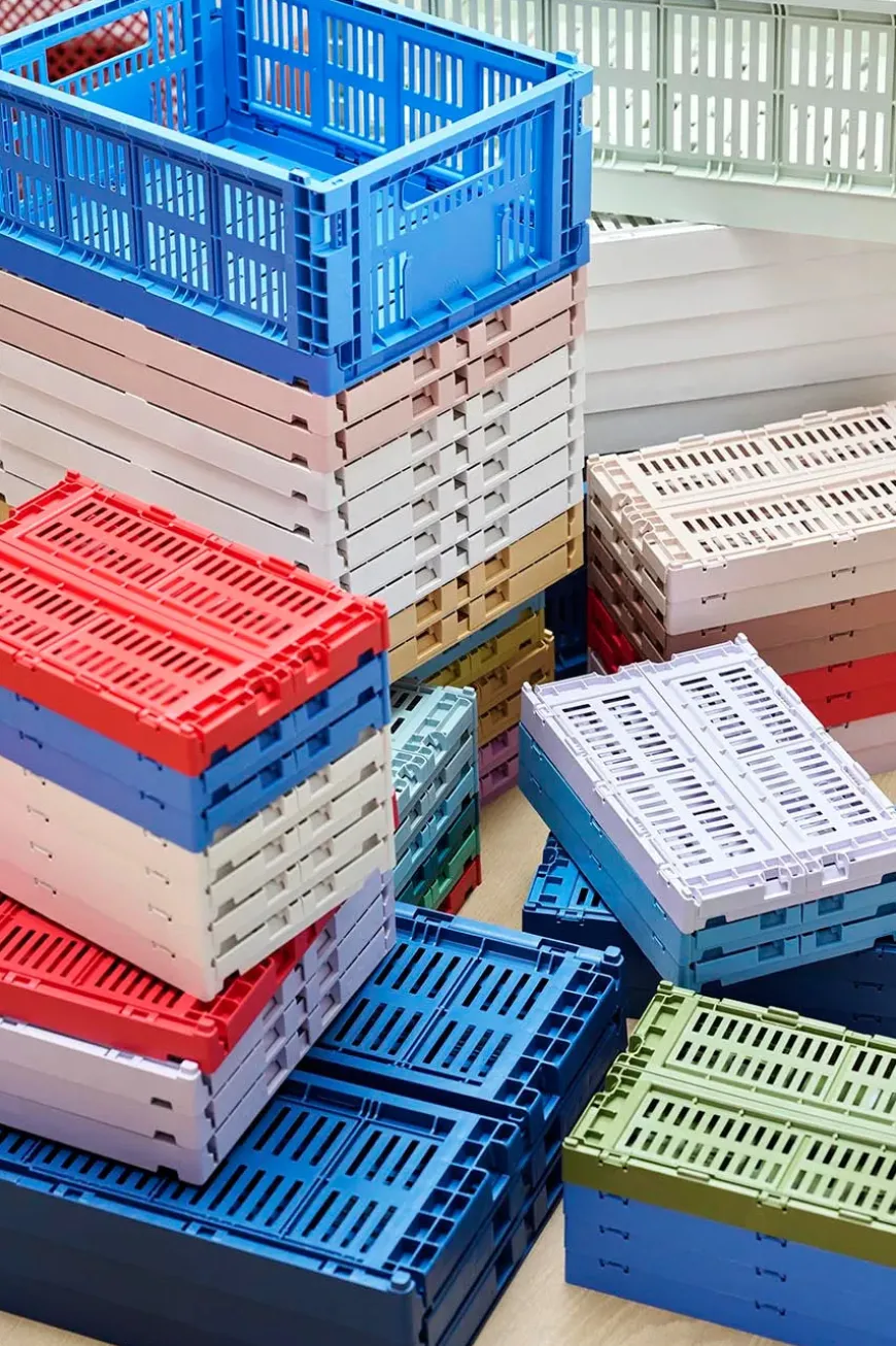 Colour crate S, mix sky blue fra Hay