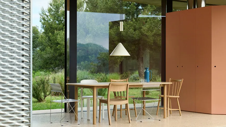 Compass Adjustable Pendant fra Hay