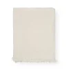 Cotton throw, Pure Ecru fra Aiayu