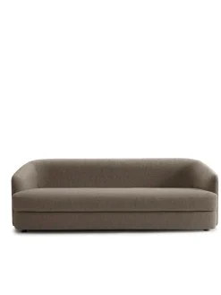 Covent Sofa Deep 3 Seater, dark taupe fra New Works
