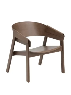 Cover Lounge Chair, dark stained brown fra Muuto