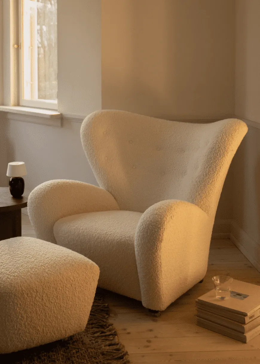 Den Trætte Mand fodskammel, Baena 95 fra Audo Copenhagen