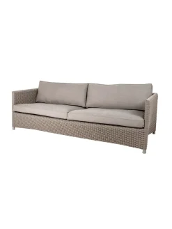 Diamond 3 pers Sofa inkl. hynde fra Cane-line