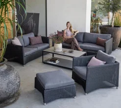 Diamond Loungestol inkl. hynde fra Cane-line