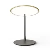 Disc table light, brushed brass fra Nine