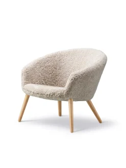Ditzel Lounge Chair, lammeskind fra Fredericia Furniture
