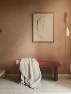 Drejø Plaid, grey mix fra Silkeborg Uldspinderi