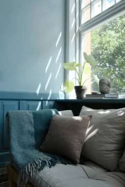 Drejø Plaid, grey mix fra Silkeborg Uldspinderi