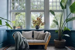 Drejø Plaid, midnight fra Silkeborg Uldspinderi