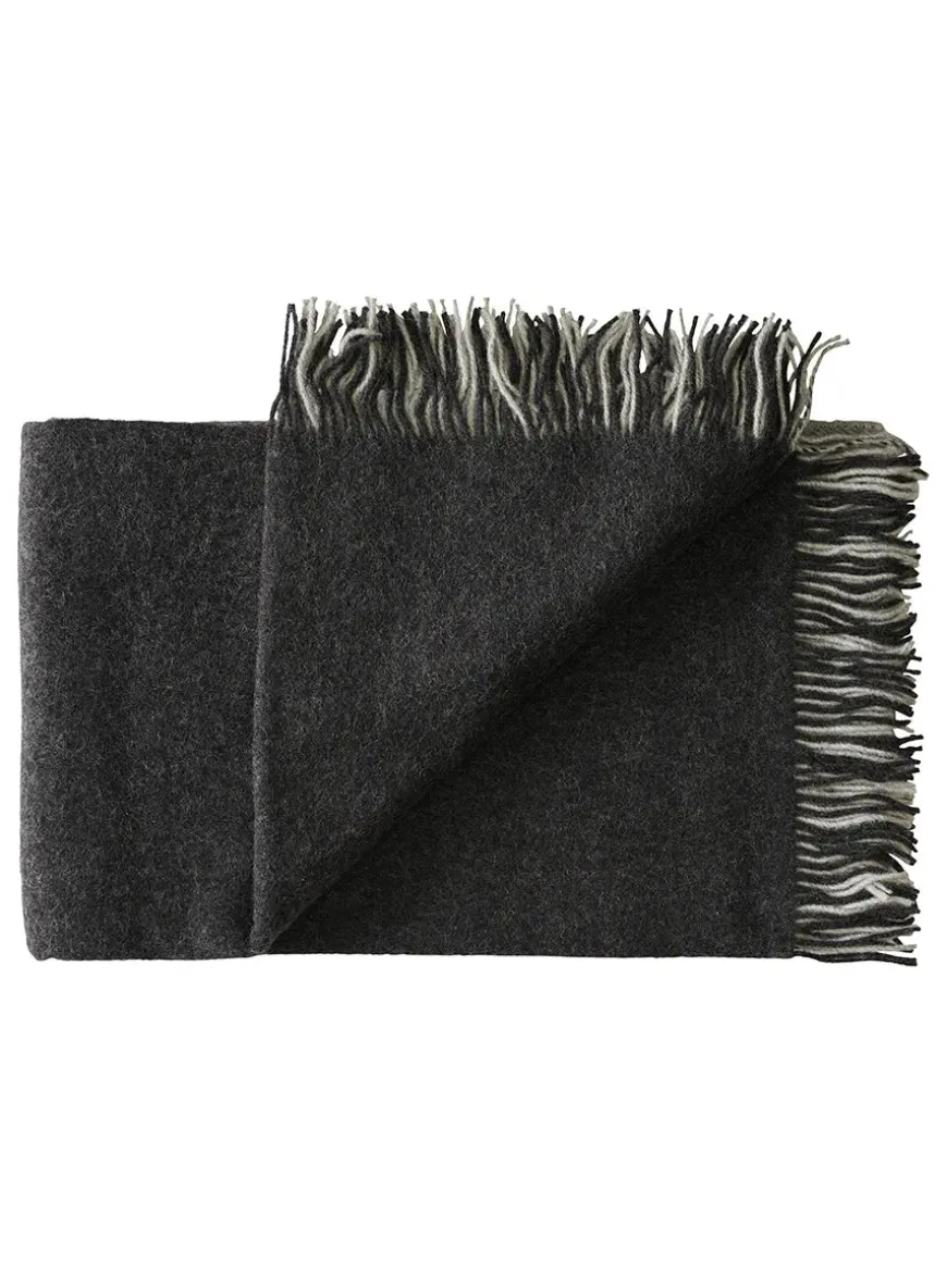 Drejø Plaid, rosa fra Silkeborg Uldspinderi