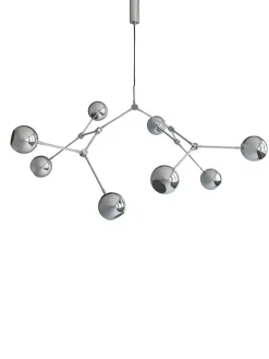 Drop Chandelier Globe, Burned Black fra 101 Copenhagen
