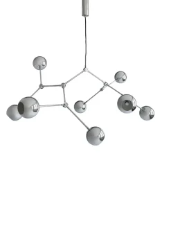 Drop Chandelier Globe, Burned Black fra 101 Copenhagen