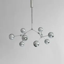 Drop Chandelier Globe, Mini, Burned Black fra 101 Copenhagen