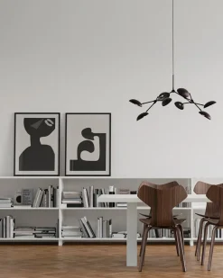 Drop Chandelier, mini burned black fra 101 Copenhagen