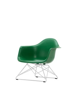 Eames Plastic Armchair LAR, hvidlakeret fra Vitra