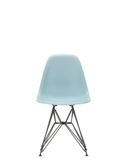 Eames Plastic Side Chair DSR, sort pulverlakeret fra Vitra