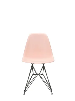 Eames Plastic Side Chair DSR, sort pulverlakeret fra Vitra