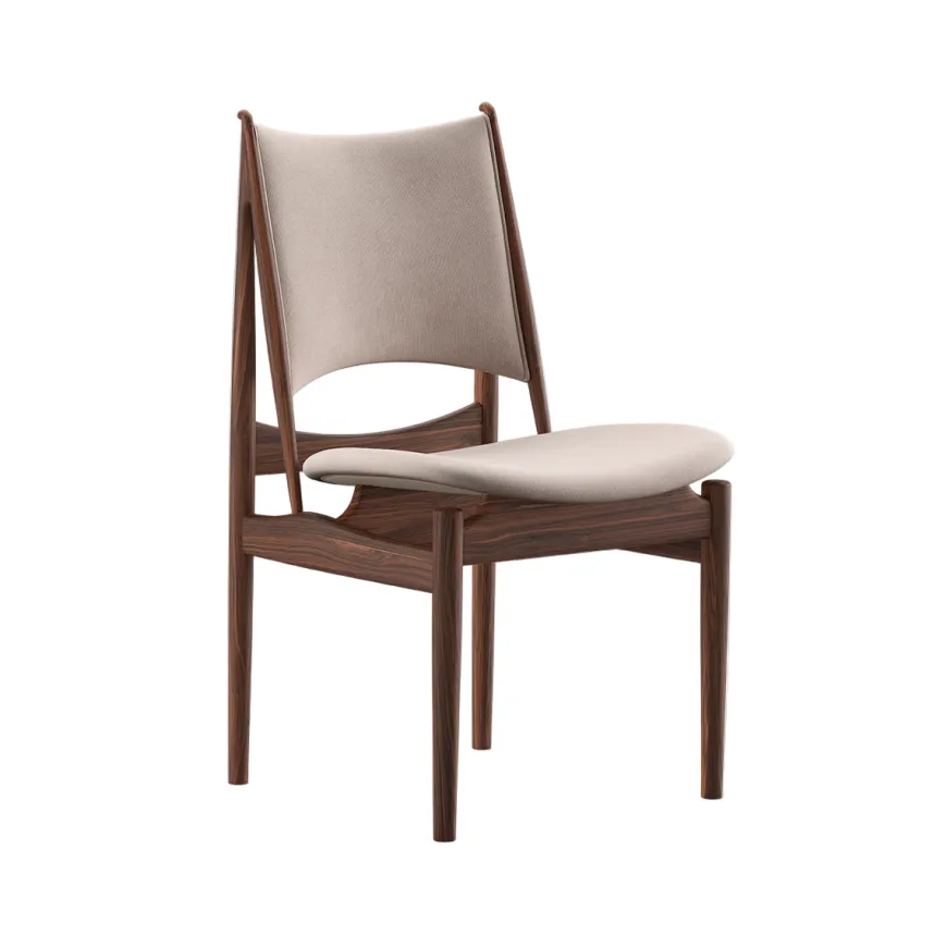 Egypterstol, valnød af Finn Juhl