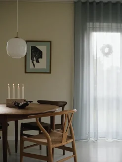 Epode Lysestage 25 cm, travertin silver fra Wabi Sabi Nordic