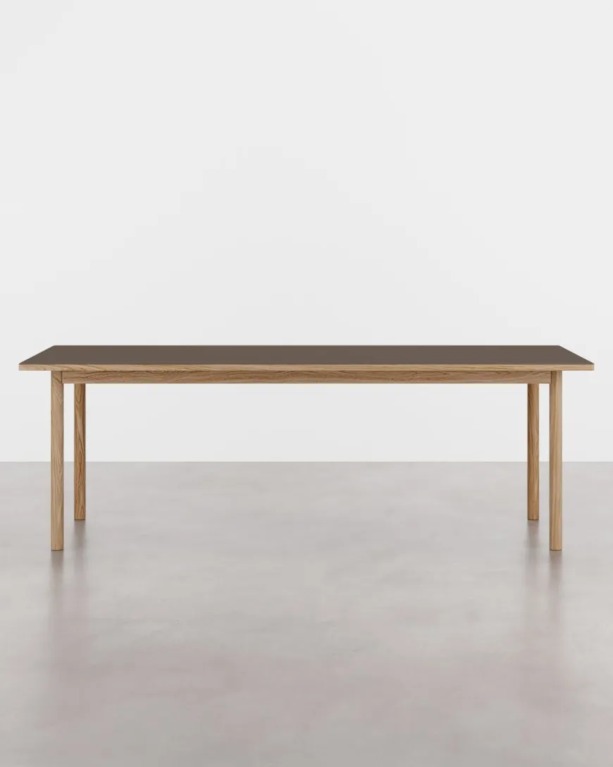 ESSENTIAL OAK spisebord 220x90 cm Espresso, fra Tablelab