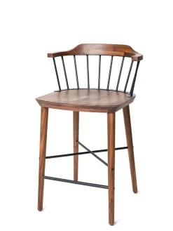 Exchange Bar Stool SH 75, walnut fra Stellar Works