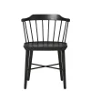 Exchange Dining Chair, black oak fra Stellar Works