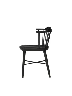 Exchange Dining Chair, black oak fra Stellar Works