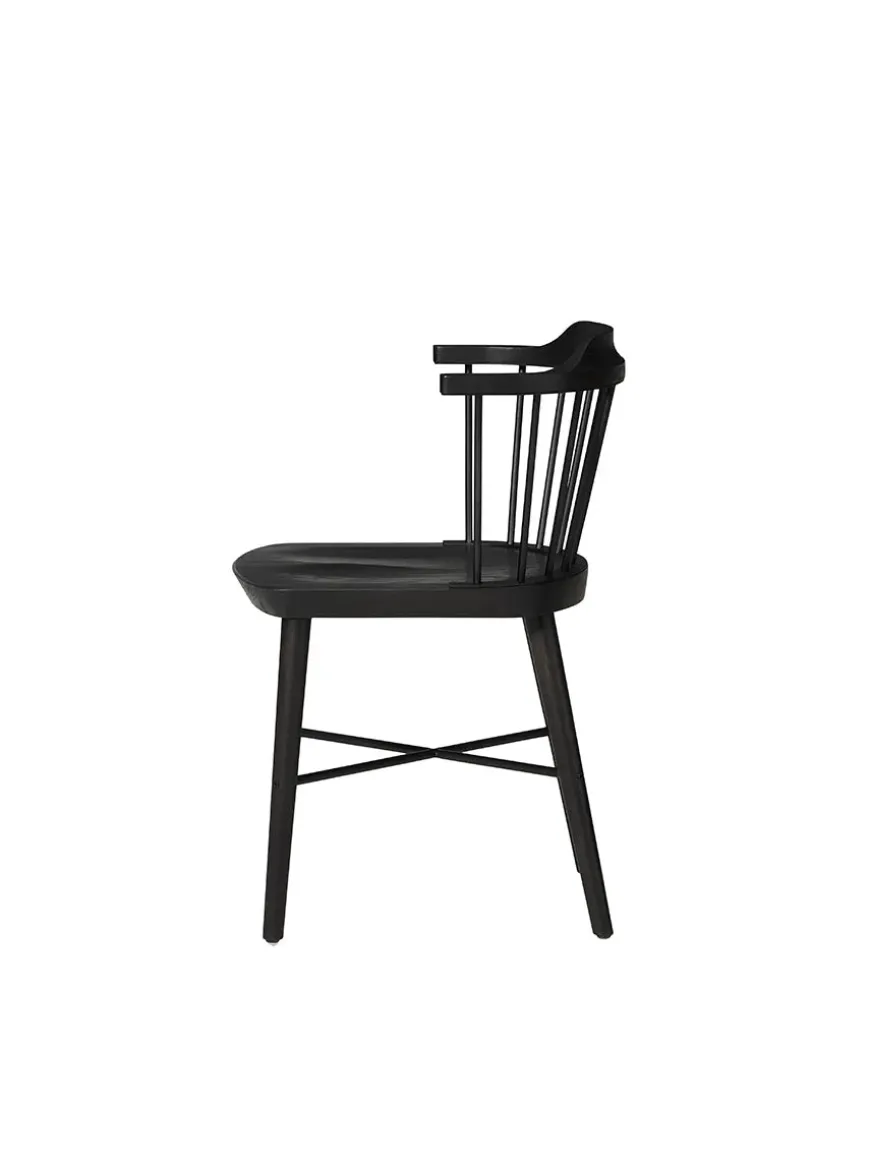 Exchange Dining Chair, black oak fra Stellar Works