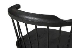 Exchange Dining Chair, black oak fra Stellar Works