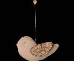 Fabric ornament, Fugl - Vinter hjerte