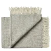 Fanø Plaid, light nordic grey fra Silkeborg Uldspinderi