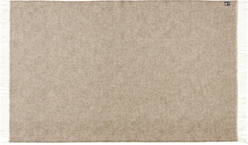 Fanø Plaid, light nordic grey fra Silkeborg Uldspinderi