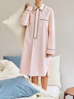 Fineline Long Nightshirt fra Hay