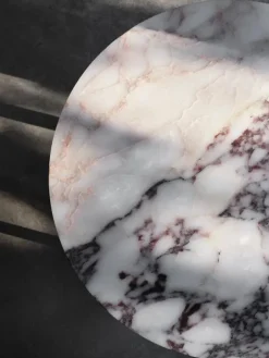 Florence sidebord Ø50, black marquina fra New Works