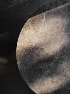 Florence sidebord Ø50, black marquina fra New Works