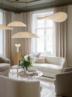 Florence sofabord Ø90, Gris Du Marais fra New Works