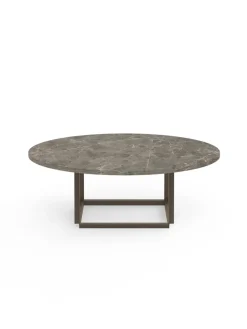 Florence sofabord Ø90, white viola fra New Works