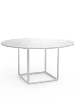 Florence spisebord Ø145, gris du marais fra New Works